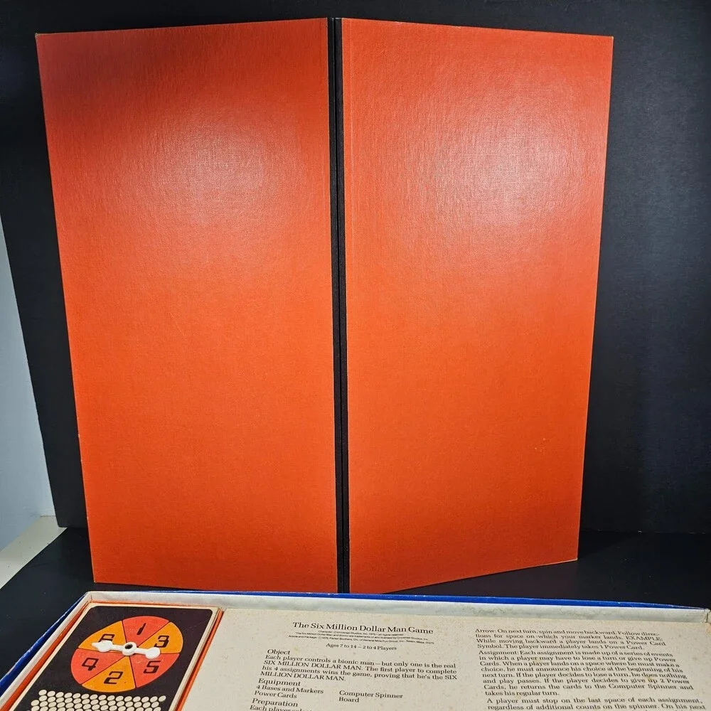 The Six Million Dollar Man Board Game Vtg 1975 Parker Brothers Complete Austin